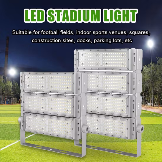 Proyector LED de alta potencia IP66 para iluminación de estadios de canchas de tenis